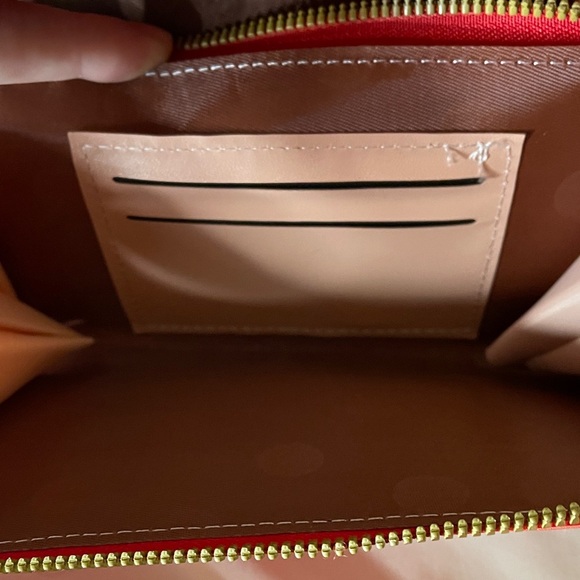 Forever Lovely Red Crossbody /Clutch Bag Roomy Forever Lovely Design for Madley - Picture 6 of 7